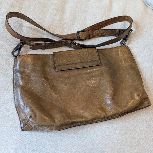 Diane Von Furstenburg Leather Crossbody Bag - Brown - Picture 4 of 4